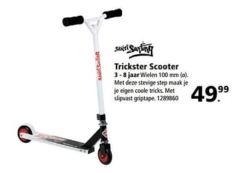 Aanbiedingen Trickster scooter - Street Surfing - Geldig van 20/03/2017 tot 02/04/2017 bij Intertoys