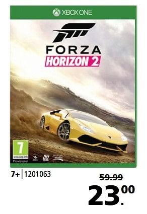 Aanbiedingen Xbox one forza horizon2 - Microsoft Game Studios - Geldig van 20/03/2017 tot 02/04/2017 bij Intertoys