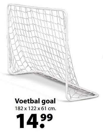 Aanbiedingen Voetbal goal - Huismerk - Multi Bazar - Geldig van 27/03/2017 tot 20/04/2017 bij Multi Bazar