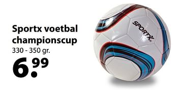 Aanbiedingen Sportx voetbal championscup - Huismerk - Multi Bazar - Geldig van 27/03/2017 tot 20/04/2017 bij Multi Bazar