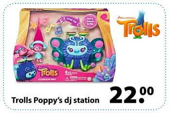 Aanbiedingen Trolls poppy`s dj station - Trolls - Geldig van 27/03/2017 tot 20/04/2017 bij Multi Bazar