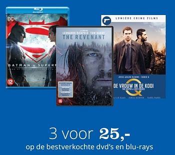 Aanbiedingen De bestverkochte dvd`s en blu-rays - Huismerk - Bol - Geldig van 27/03/2017 tot 05/04/2017 bij Bol