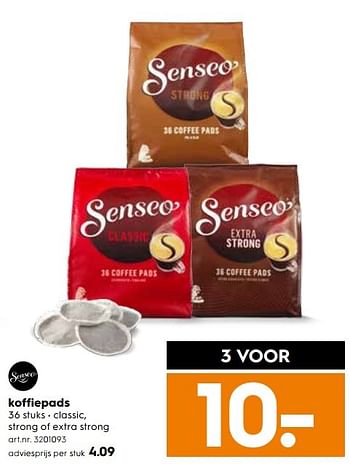 Aanbiedingen Koffiepads - Douwe Egberts - Geldig van 25/03/2017 tot 05/04/2017 bij Blokker