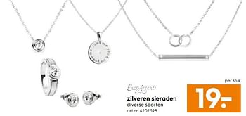 Aanbiedingen Zilveren sieraden - Enzo Argenti - Geldig van 25/03/2017 tot 05/04/2017 bij Blokker