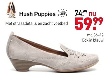 Aanbiedingen Hush puppies schoenen - Hush Puppies - Geldig van 27/03/2017 tot 09/04/2017 bij Scapino