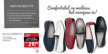 Aanbiedingen Leren inlegzool. schoenen - Novocento - Geldig van 27/03/2017 tot 09/04/2017 bij Scapino