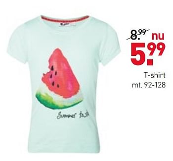 Aanbiedingen T-shirt - Huismerk - Scapino - Geldig van 27/03/2017 tot 09/04/2017 bij Scapino