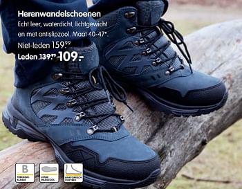 Aanbiedingen Herenwandelschoenen - Huismerk - ANWB - Geldig van 27/03/2017 tot 09/04/2017 bij ANWB