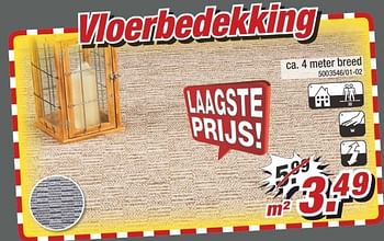 Aanbiedingen Vloerbedekking - Huismerk - Poco - Geldig van 27/03/2017 tot 02/04/2017 bij Poco