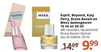 Aanbiedingen Bruno banani woman eau de toilette 20 ml - Bruno Banani - Geldig van 27/03/2017 tot 09/04/2017 bij Etos