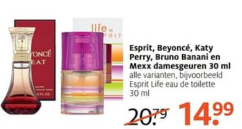 Aanbiedingen Esprit life eau de toilette 30 ml - Esprit - Geldig van 27/03/2017 tot 09/04/2017 bij Etos