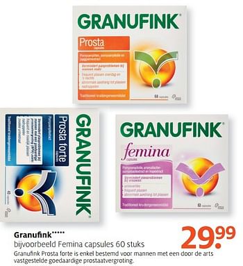 Aanbiedingen Granufink femina - Granufink - Geldig van 27/03/2017 tot 09/04/2017 bij Etos