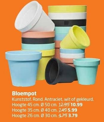 Aanbiedingen Bloempot - Huismerk - Formido - Geldig van 27/03/2017 tot 09/04/2017 bij Formido