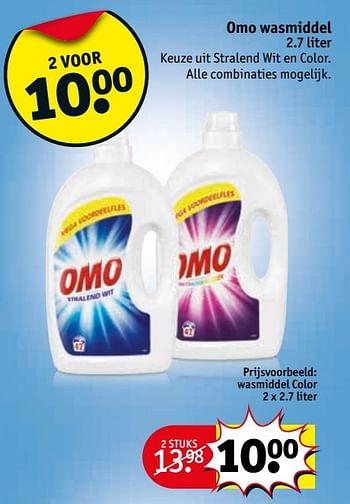 Aanbiedingen Omo wasmiddel - Omo - Geldig van 28/03/2017 tot 09/04/2017 bij Kruidvat