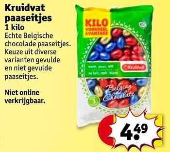 Aanbiedingen Kruidvat paaseitjes - Huismerk - Kruidvat - Geldig van 28/03/2017 tot 09/04/2017 bij Kruidvat