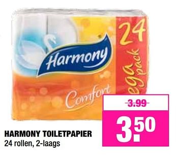Aanbiedingen Harmony toiletpapier - Harmony - Geldig van 27/03/2017 tot 02/04/2017 bij Big Bazar