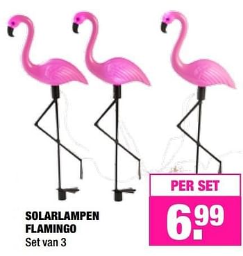 Aanbiedingen Solarlampen flamingo - Flamingo - Geldig van 27/03/2017 tot 02/04/2017 bij Big Bazar