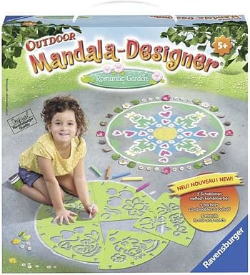 Aanbiedingen Outdoor Mandala Romantic Garden - Ravensburger - Geldig van 22/04/2017 tot 07/05/2017 bij ToyChamp