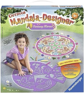 Aanbiedingen Outdoor Mandala Fantasy Horses - Ravensburger - Geldig van 22/04/2017 tot 07/05/2017 bij ToyChamp