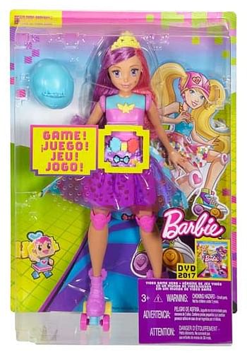 Aanbiedingen Video Game Hero Barbie Match Game Prinsespop - Barbie - Geldig van 01/04/2017 tot 16/04/2017 bij ToyChamp