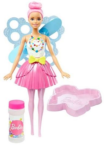 Aanbiedingen Barbie Dreamtopia Bubble fairy - Barbie - Geldig van 01/04/2017 tot 16/04/2017 bij ToyChamp