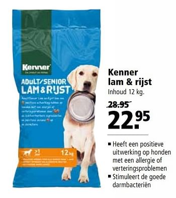 Aanbiedingen Kenner lam + rijst - Kenner - Geldig van 27/03/2017 tot 09/04/2017 bij Welkoop