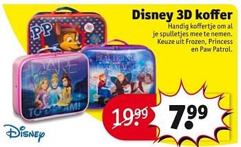 Disney Disney koffer - Promotie Kruidvat