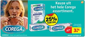 Aanbiedingen Kleefcrème ultra - Corega - Geldig van 28/03/2017 tot 09/04/2017 bij Kruidvat