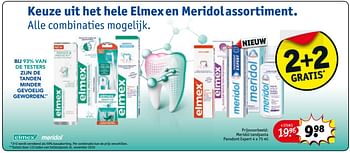 Aanbiedingen Meridol tandpasta parodont expert - Elmex - Geldig van 28/03/2017 tot 09/04/2017 bij Kruidvat