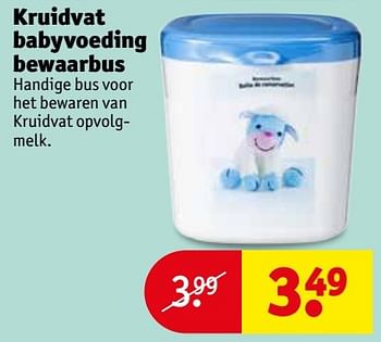 Aanbiedingen Kruidvat babyvoeding bewaarbus - Huismerk - Kruidvat - Geldig van 28/03/2017 tot 09/04/2017 bij Kruidvat
