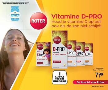 Aanbiedingen Roter d-pro week - Roter - Geldig van 03/04/2017 tot 09/04/2017 bij Etos