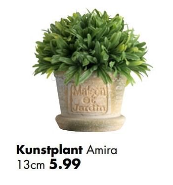 Aanbiedingen Kunstplant amira - Huismerk - Multi Bazar - Geldig van 02/04/2017 tot 30/04/2017 bij Multi Bazar