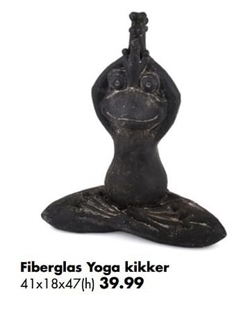 Aanbiedingen Fiberglas yoga kikker - Huismerk - Multi Bazar - Geldig van 02/04/2017 tot 30/04/2017 bij Multi Bazar