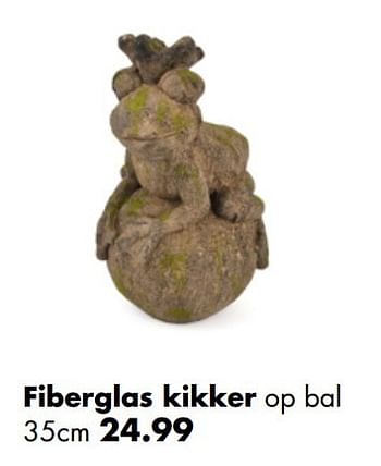 Aanbiedingen Fiberglas kikker op bal - Huismerk - Multi Bazar - Geldig van 02/04/2017 tot 30/04/2017 bij Multi Bazar