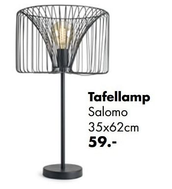 Aanbiedingen Tafellamp salomo - Huismerk - Multi Bazar - Geldig van 02/04/2017 tot 30/04/2017 bij Multi Bazar