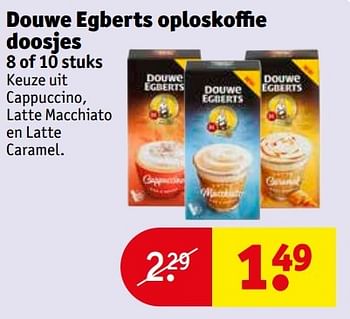 Aanbiedingen Douwe egberts oploskoffie doosjes - Douwe Egberts - Geldig van 28/03/2017 tot 09/04/2017 bij Kruidvat