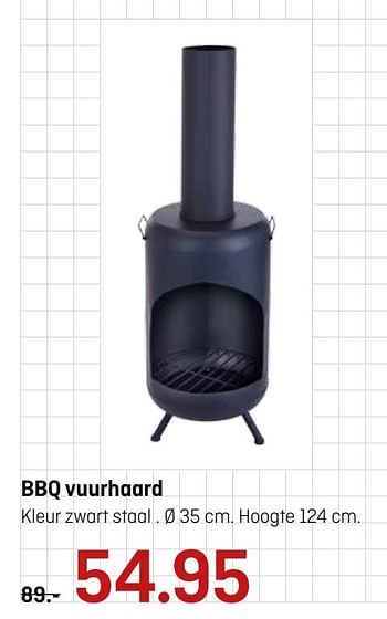 Aanbiedingen Bbq vuurhaard - Huismerk - Multimate - Geldig van 03/04/2017 tot 16/04/2017 bij Multimate