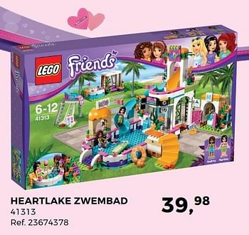 Aanbiedingen Heartlake zwembad - Lego - Geldig van 04/04/2017 tot 02/05/2017 bij Supra Bazar