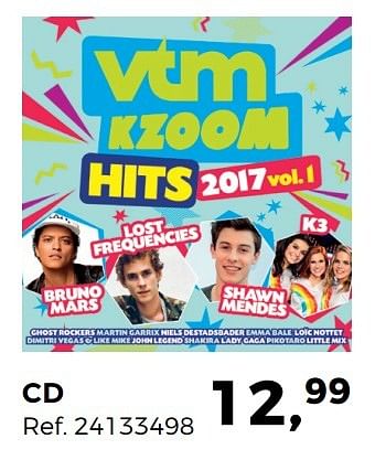 Aanbiedingen Cd vtm kzoom hits 2017 - Huismerk - Supra Bazar - Geldig van 04/04/2017 tot 02/05/2017 bij Supra Bazar