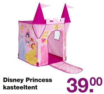Aanbiedingen Disney princess kasteeltent - Disney Princess - Geldig van 20/03/2017 tot 31/05/2017 bij Baby & Tiener Megastore
