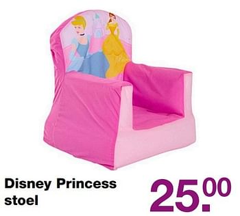 Aanbiedingen Disney princess stoel - Disney Princess - Geldig van 20/03/2017 tot 31/05/2017 bij Baby & Tiener Megastore