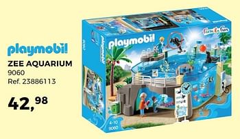 Aanbiedingen Zee aquarium - Playmobil - Geldig van 04/04/2017 tot 02/05/2017 bij Supra Bazar