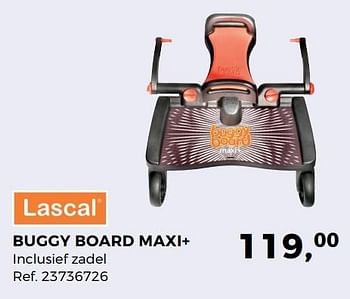 Aanbiedingen Buggy board maxi+ - Lascal - Geldig van 04/04/2017 tot 02/05/2017 bij Supra Bazar