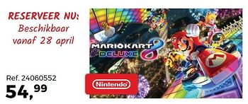 Aanbiedingen Mariokart deluxe - Nintendo - Geldig van 04/04/2017 tot 02/05/2017 bij Supra Bazar
