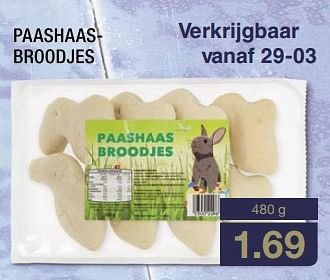 Aanbiedingen Paashaasbroodjes - Huismerk - Aldi - Geldig van 21/03/2017 tot 17/04/2017 bij Aldi