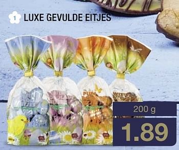 Aanbiedingen Luxe gevulde eitjes - Huismerk - Aldi - Geldig van 21/03/2017 tot 17/04/2017 bij Aldi