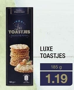 Aanbiedingen Luxe toastjes - Huismerk - Aldi - Geldig van 21/03/2017 tot 17/04/2017 bij Aldi