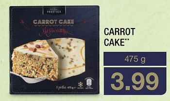 Aanbiedingen Carrot cake - Huismerk - Aldi - Geldig van 21/03/2017 tot 17/04/2017 bij Aldi