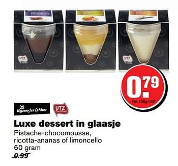 Aanbiedingen Luxe dessert in glaasje - Huismerk - Hoogvliet - Geldig van 29/03/2017 tot 17/04/2017 bij Hoogvliet