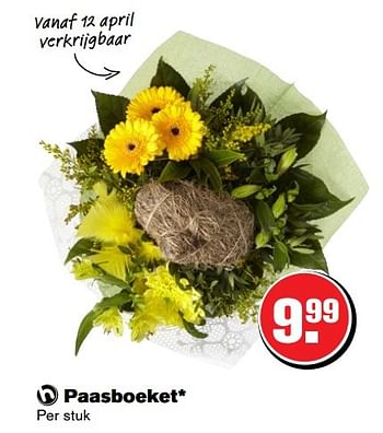 Aanbiedingen Paasboeket - Huismerk - Hoogvliet - Geldig van 29/03/2017 tot 17/04/2017 bij Hoogvliet